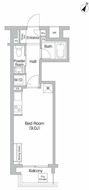 プライムアーバン三軒茶屋の間取り画像