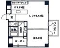 クレグラン京町堀の間取り画像