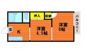 プラジール門田の間取り画像