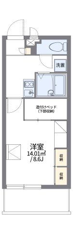 レオパレス音の間取り画像
