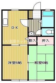 サンライフ中村の間取り画像