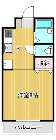 ネオモンシェリー津島Bの間取り画像
