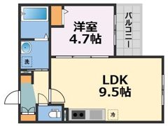 Louis Apartment 長瀬ノールの間取り画像