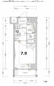 XEBEC木場の間取り画像