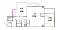 ロイヤル石田A棟の間取り画像