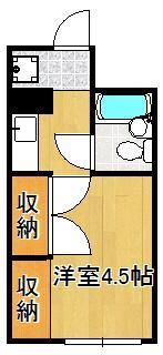 メゾンドアルタス清水の間取り画像