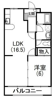 トップメゾンれいの間取り画像