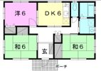南斎院 藤井田一戸建の間取り画像