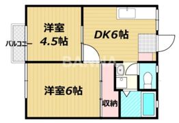 ヨコヤハイツの間取り画像