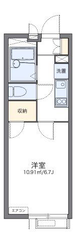 レオパレスホーリーの間取り画像