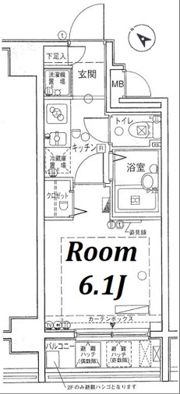 サンシティ月島アヴァンツァーレの間取り画像