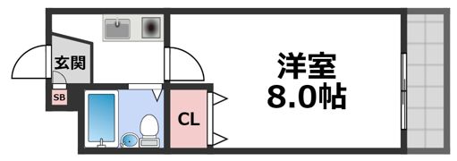 ロイヤル巽の間取り画像