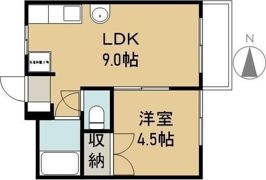 コーガマンションの間取り画像