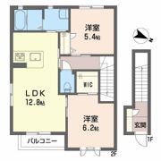 TOIT VERT（トゥワ ヴェール）の間取り画像