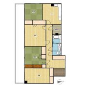 中川マンションの間取り画像