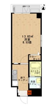 ペアパレス新高円寺の間取り画像