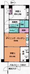 ワコーレロイヤルヒルズ横浜蒔田の間取り画像