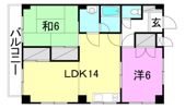 メゾンドKの間取り画像
