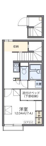レオパレスコスモエステートAの間取り画像