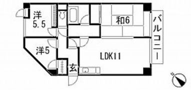 グリーンルージュMの間取り画像