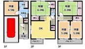 寝屋川市小路北町戸建の間取り画像