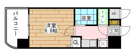 ライオンズマンション小倉駅南第3の間取り画像