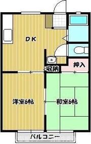 ニューサンシティB棟の間取り画像