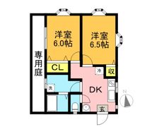 アルファード花瀬の間取り画像