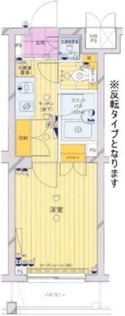 ルーブル早稲田弐番館の間取り画像