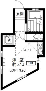 メゾンリヴァージュ早稲田の間取り画像