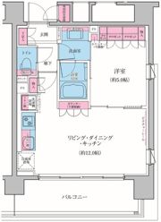 レジディア品川シーサイドの間取り画像