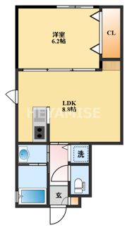 ルポゼ協和C棟の間取り画像