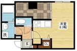 Apartment Grus Okamachiの間取り画像
