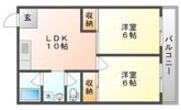 竹野マンションの間取り画像