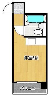 ヤングハイツクロノスの間取り画像