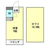 シティーパレス上豊岡の間取り画像