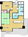 ベルメール香西の間取り画像