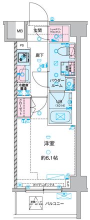 GENOVIA谷塚の間取り画像