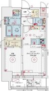 エステムコート大阪オリエンスの間取り画像