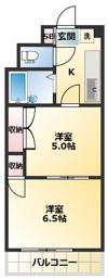 ベルハイツの間取り画像