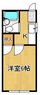 ヤングハイツ8の間取り画像