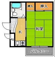 パレーシャル清水の間取り画像