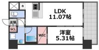 プレジオ八戸ノ里の間取り画像