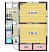 ハイツタカハシの間取り画像