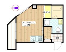 アンシャンテⅡの間取り画像