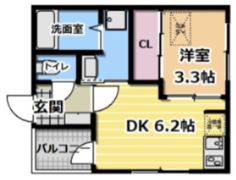 ハーモニーテラス大宮Ⅲの間取り画像