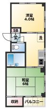 パレス内田2号館の間取り画像