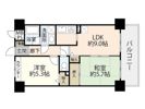 ライオンズマンション岡山南の間取り画像