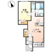LE MIRAGE（レ ミラージ）の間取り画像