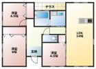 クレステージ新飯塚の間取り画像
